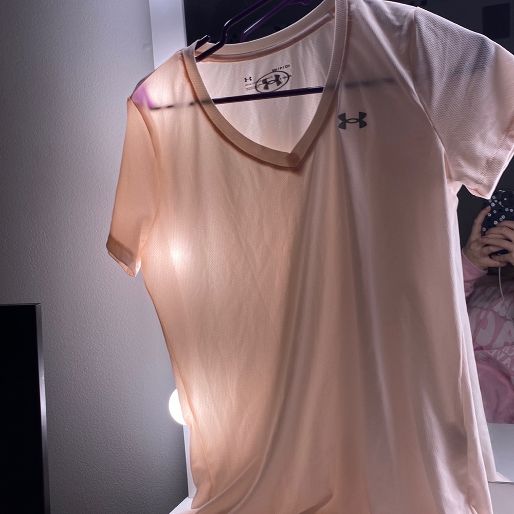 Light pink under armor shirt